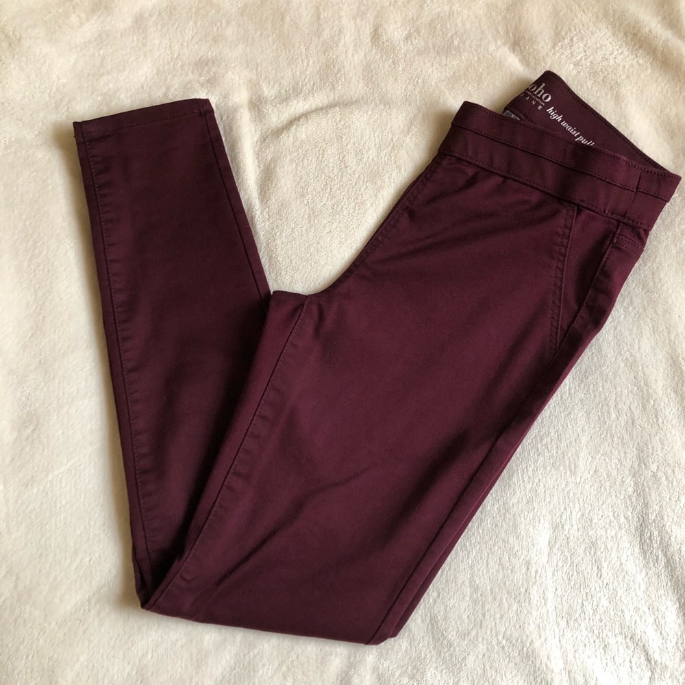***Sale*** NY&Co Burgundy High Waisted Pants